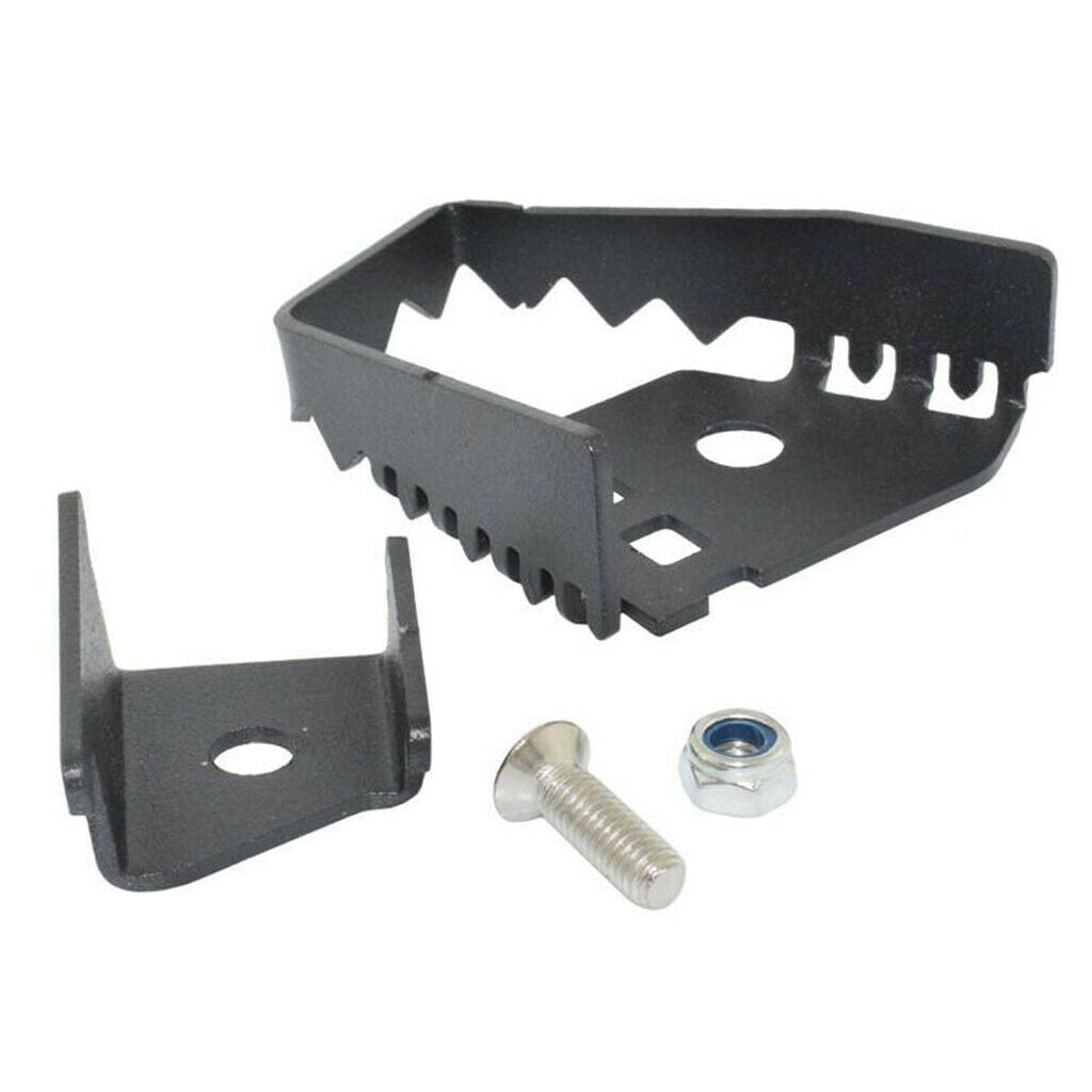 55mm Rear Foot Brake Lever Pedal Pad Extender for BMW F650GS F750GS F800GS Black