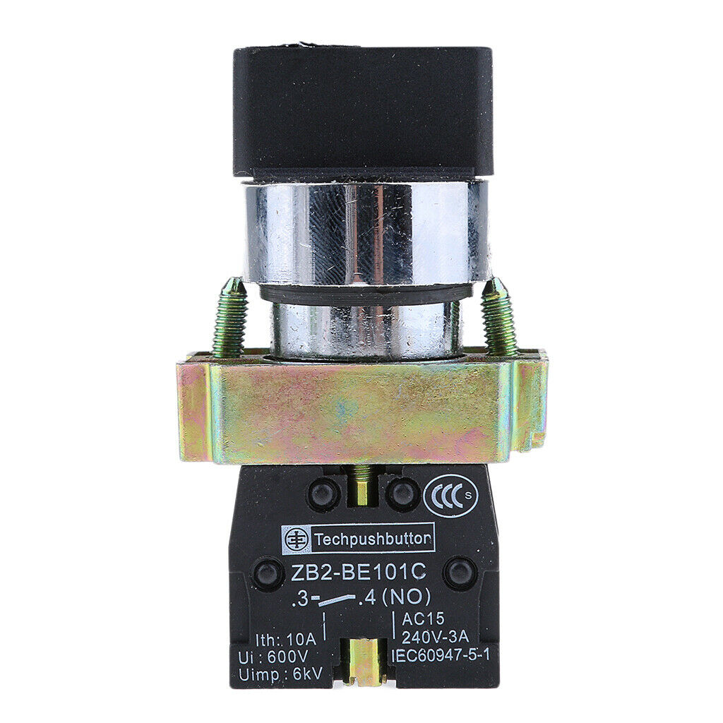22mm 2NO 3 position rotary switch Self-locking switch