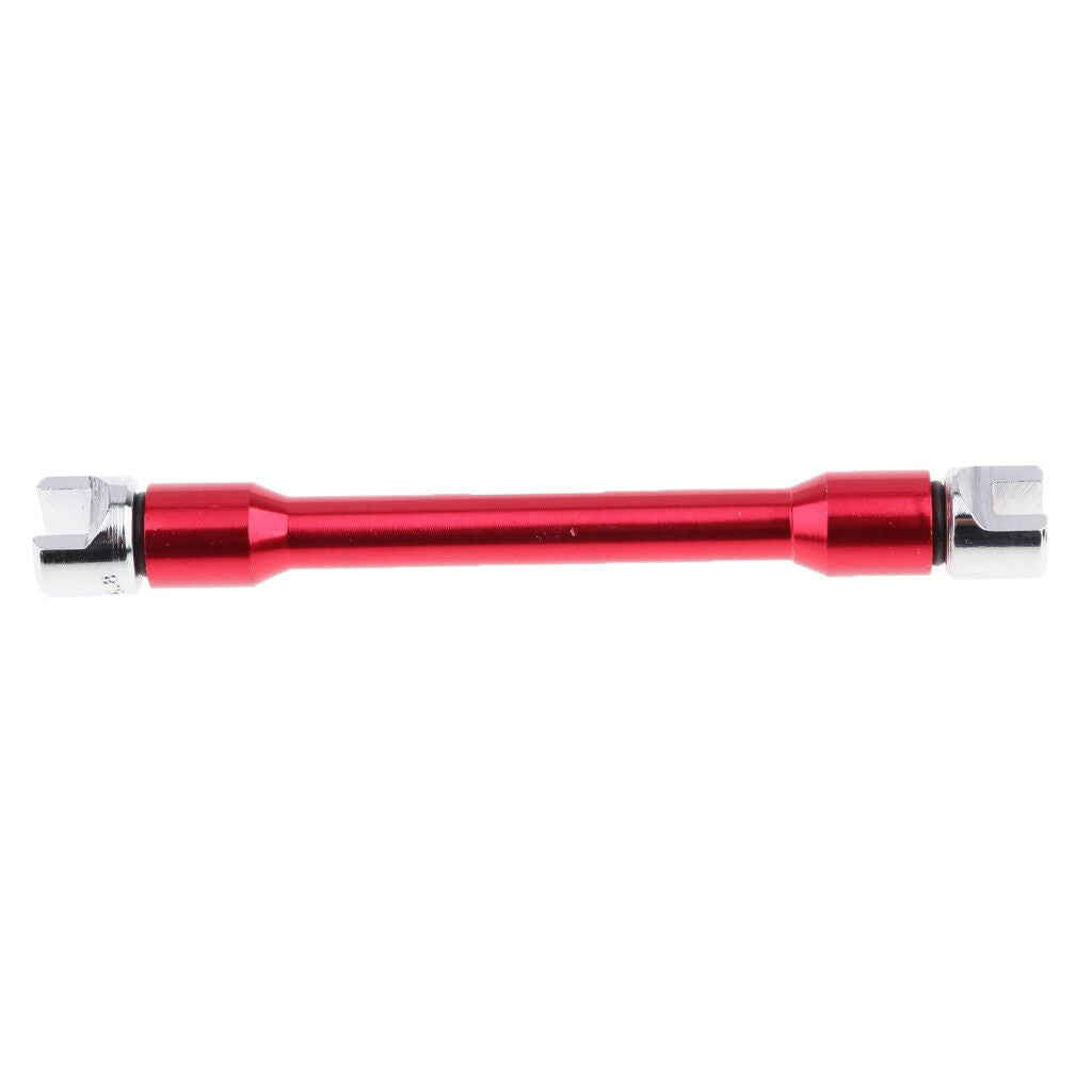 Motorcycle Motorbike Wheel Spoke Wrench Handle Tool Set 5.4-6.8mm (Red)
