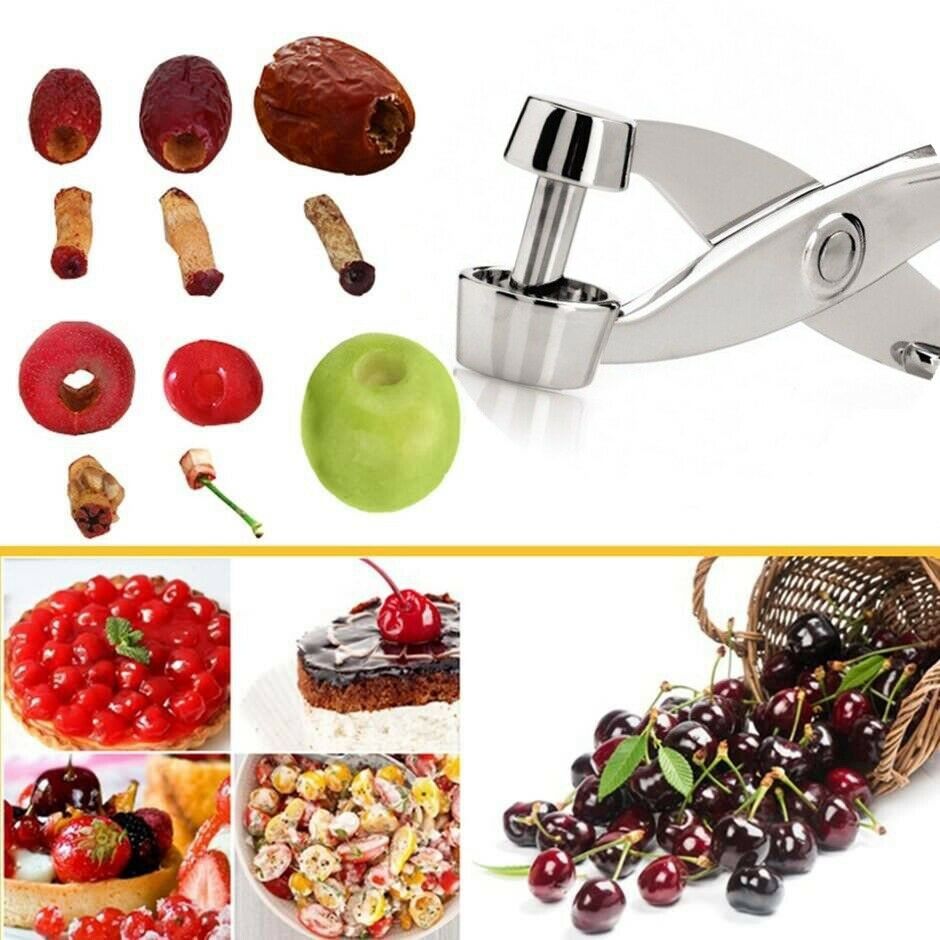 Handheld Cherry/Olive Pitter For Preserving Canning With Stem End Up Tool AU