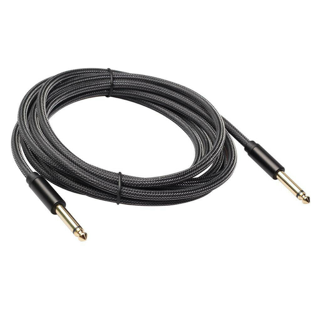 Male Male Converter Electronic Music 2 Core Cable Music Editor for Guitar 6m