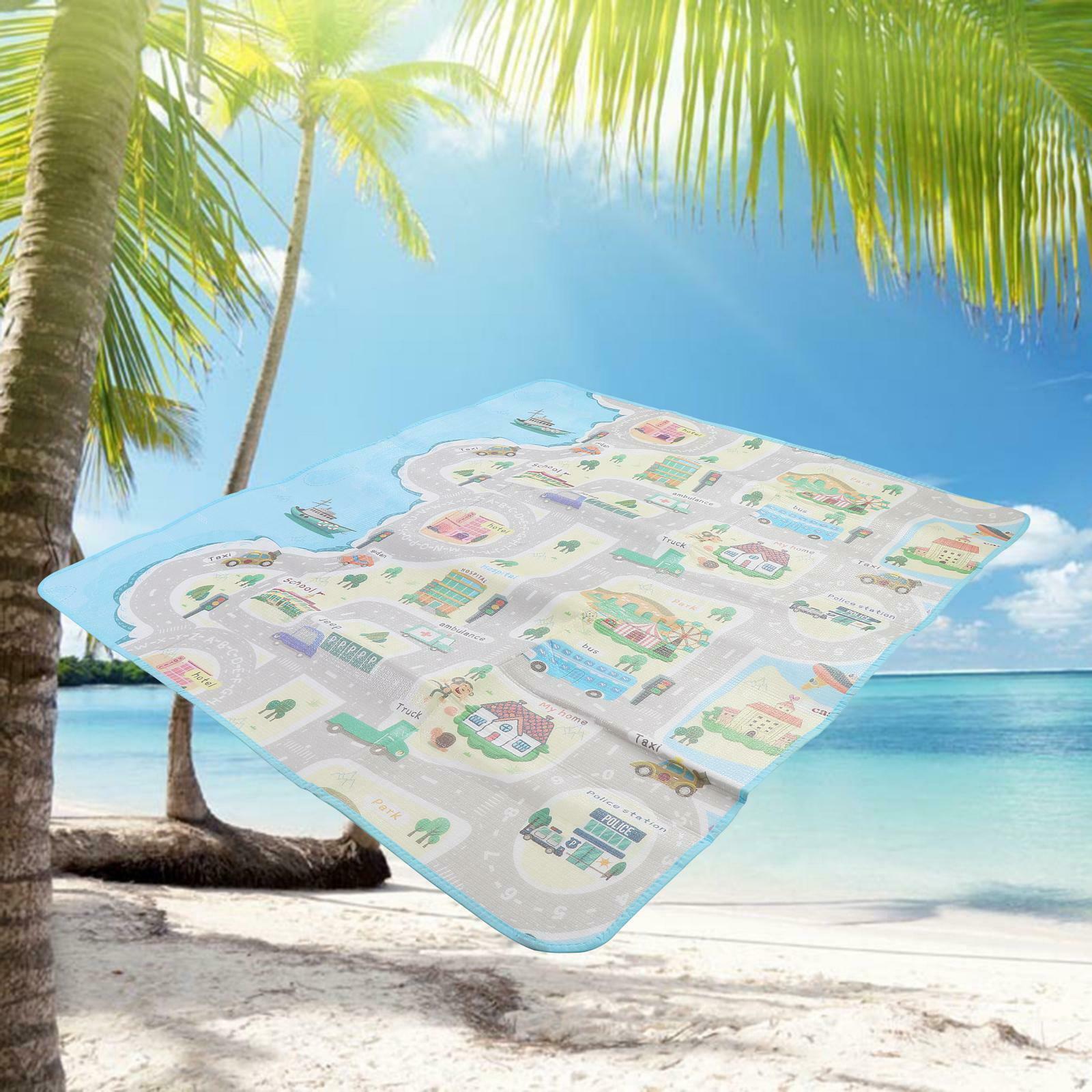 Folding City Life Baby Playmat Non-Toxic Crawling Thickening Mat Indoor