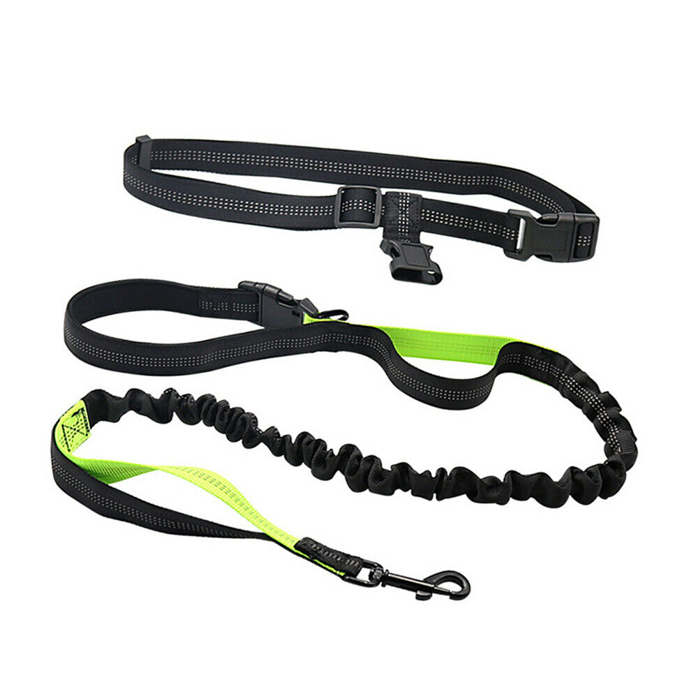 Adjustable Dog Walking Bungee Lead Strong Coupler Elastic Anti Strain Leash NEW
