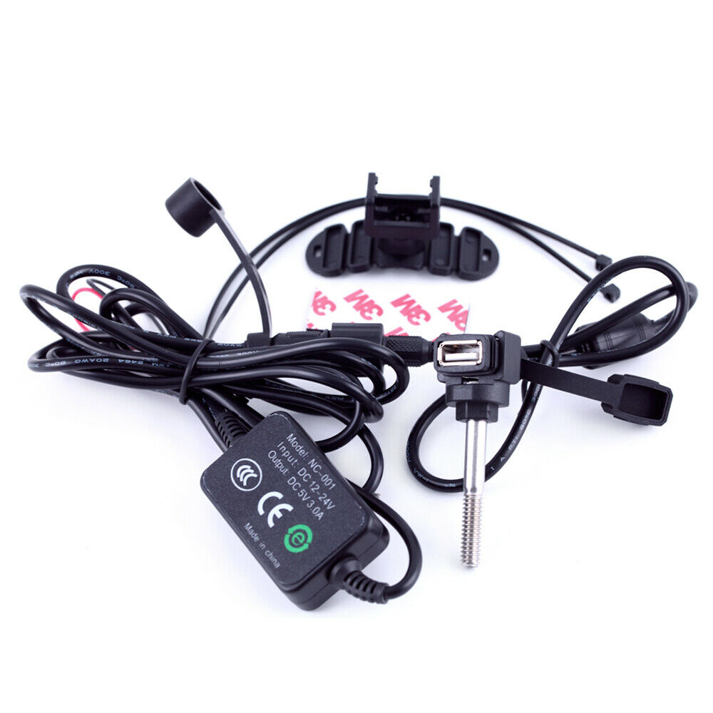 12V USB Charger Outlet Socket Waterproof USB Charge Port For Mobile Phone