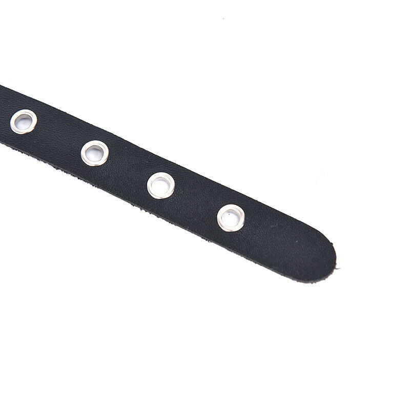 Women Punk Gothic Leather Choker Necklace Sexy Collar Neck Ring Jewelry G-PN.DD
