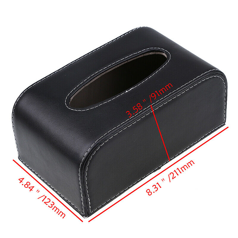 1X Tissue Box Towel Car Sun Visor Tissue Box Holder Auto Interior Storage Decor