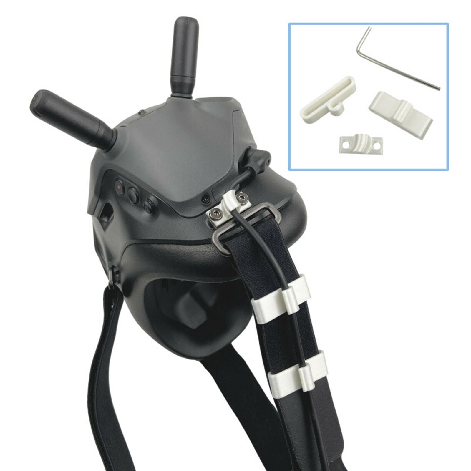 Power Cable Fixer for DJI FPV Goggles V2 Cable Management Cable Holder