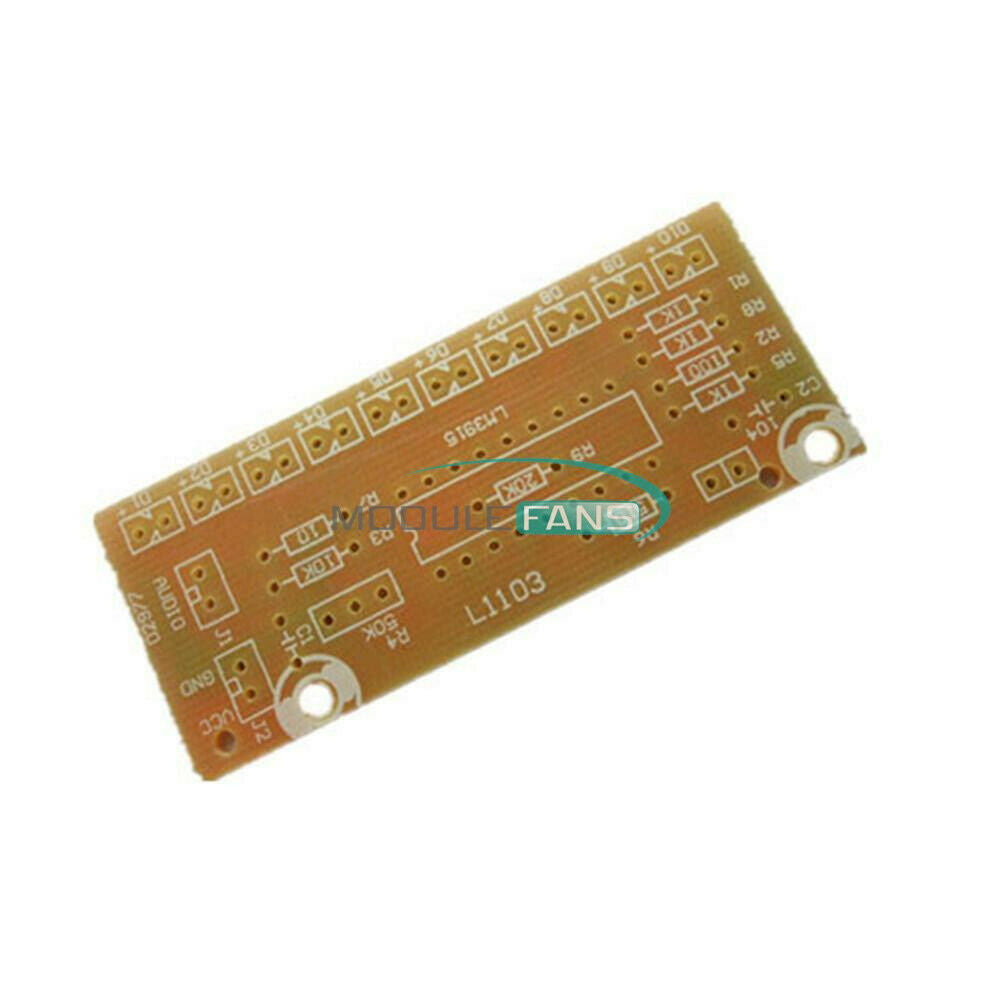 10 Audio Level Indicator LM3915 DIY Kit Electronic Audio Indicator Kit