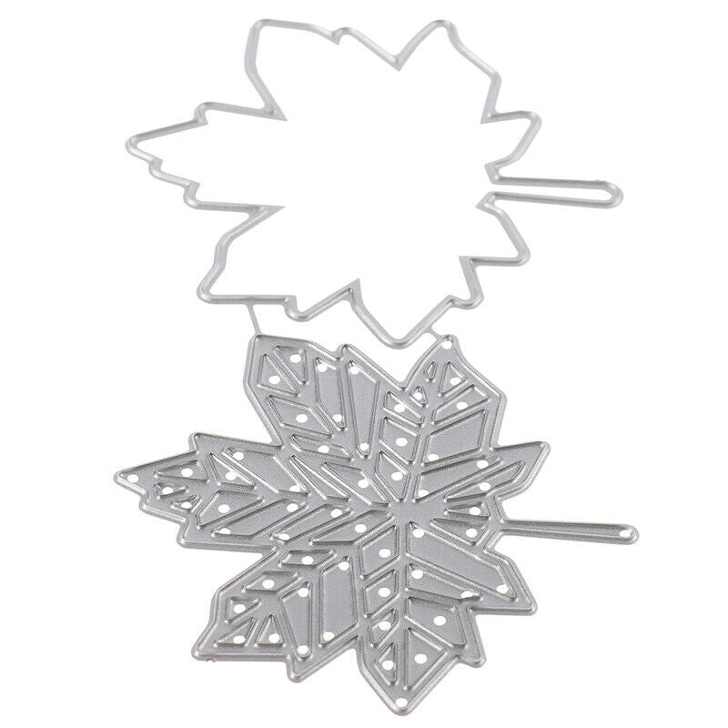 Metal Maple Leaf  Dies Cutting Decorative Embossing Scrapbooking Stenc.l8