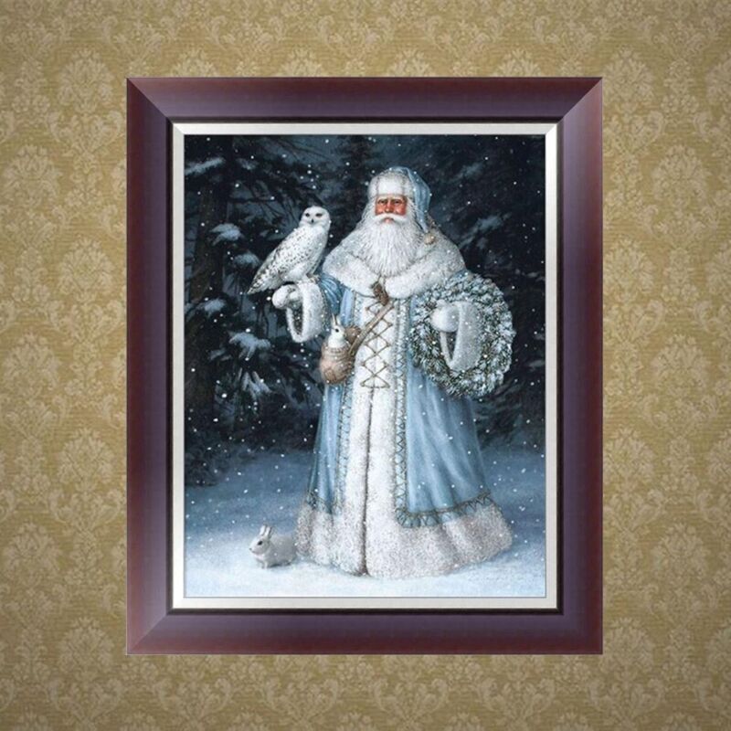5D Diamond Embroidery Santa Claus Painting Cross Stitch DIY Art Craft Home Decor