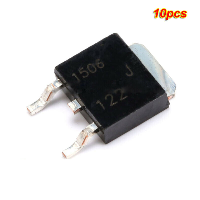 10pcs SMD MJD122G Darlington Transistor 8A 100V Bipolar Power NPN TO-252