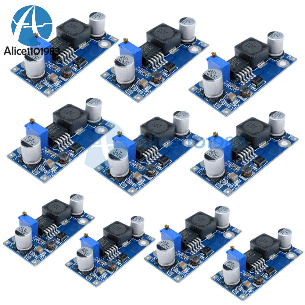 10PCS LM2577S DC-DC TO DC Adjustable Step-up Power Converter Module Arduino