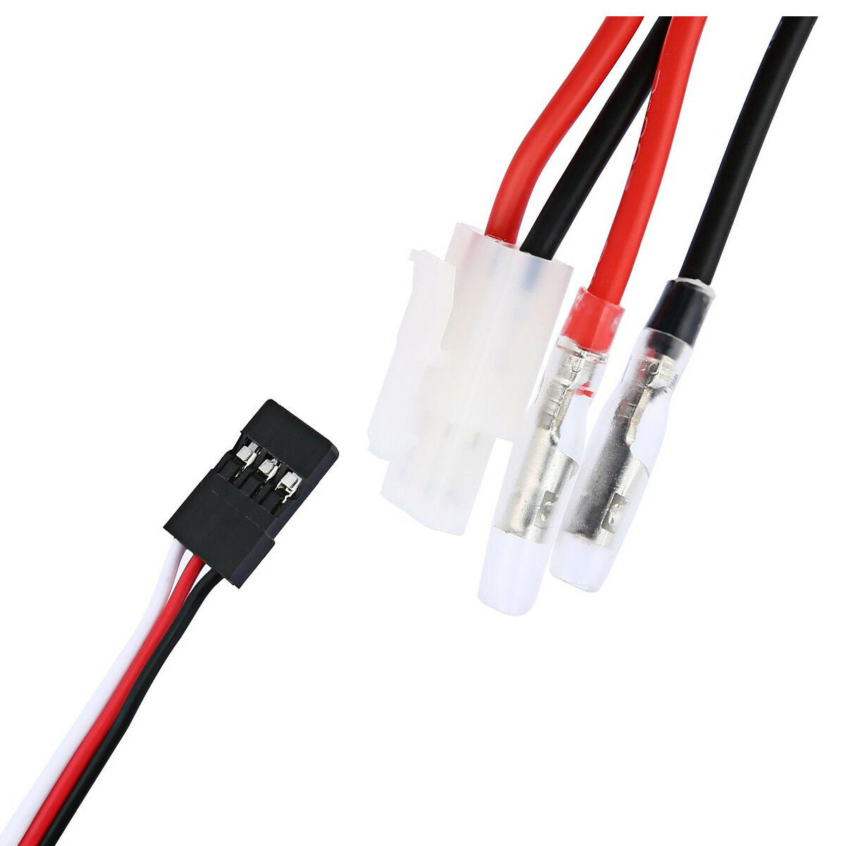 60A Brushed 1060 Waterproof Motor ESC Speed Controller for 1/10 RC Car Models