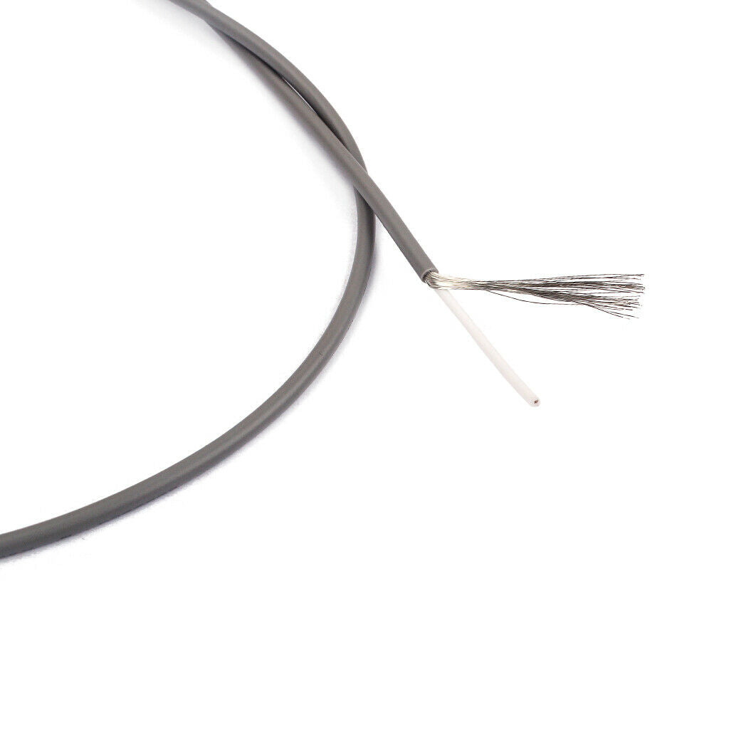 20 Piece, Shielded Guitar Cable, Single Conductor Spare Parts, Gray