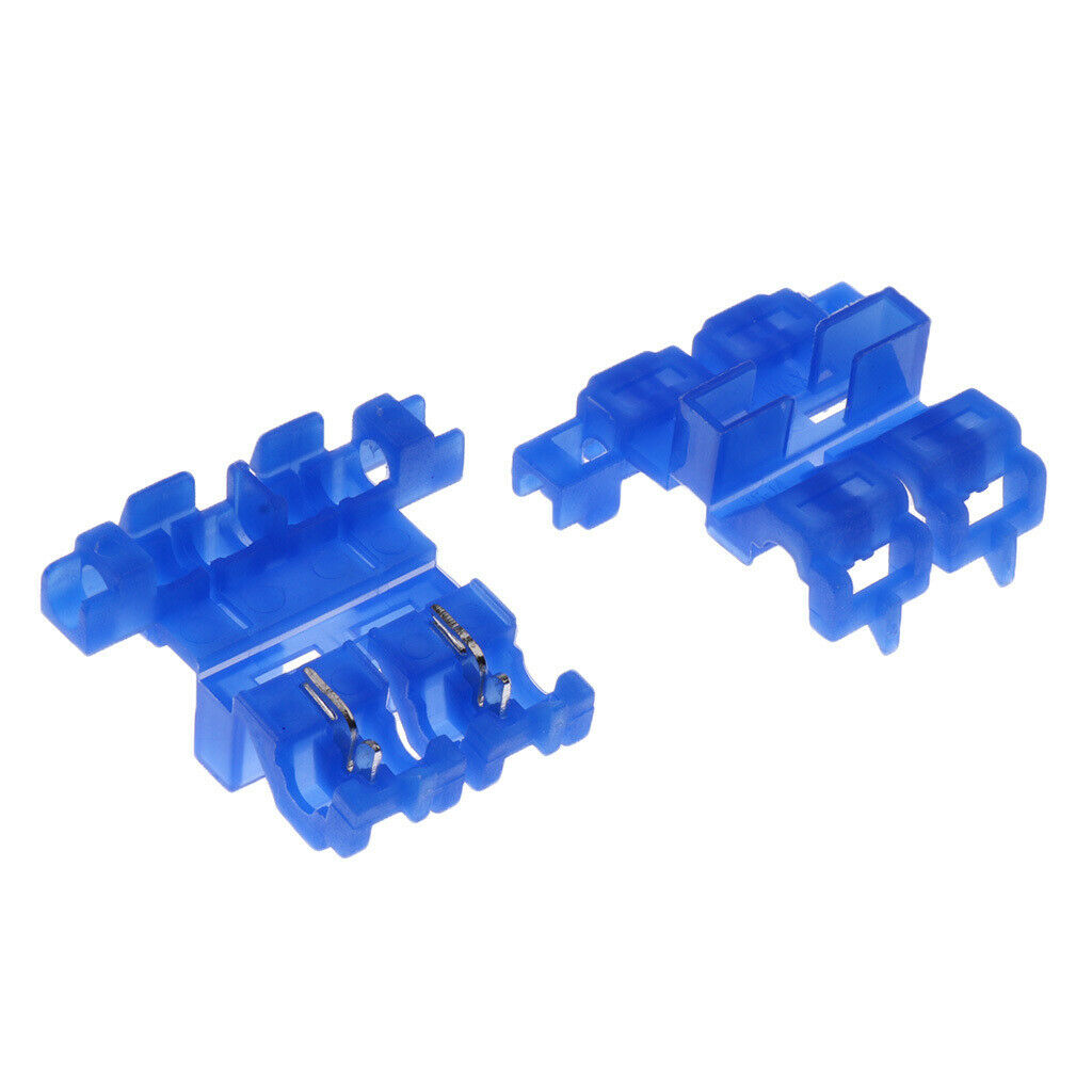 Plug and Play 5 Pieces Self Stripping Inline ATC Blade Fuse Tap Lock 20A