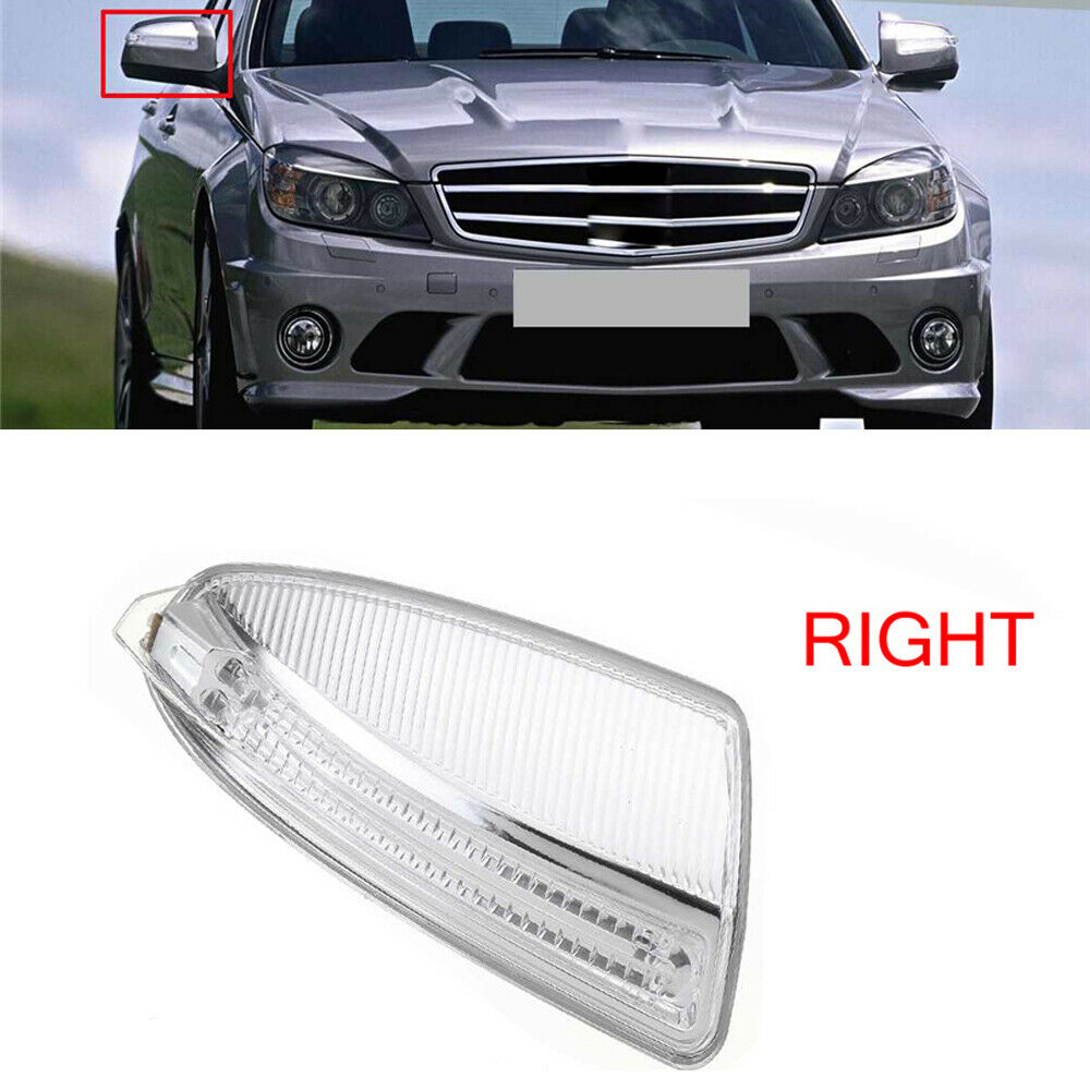 For Mercedes Benz C250 C300 C350 C63 AMG Right Side Mirror Turn Signal Light
