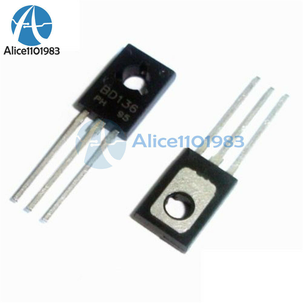 20PCS BD136 TO-126 PNP Power Transistors BD136 IC