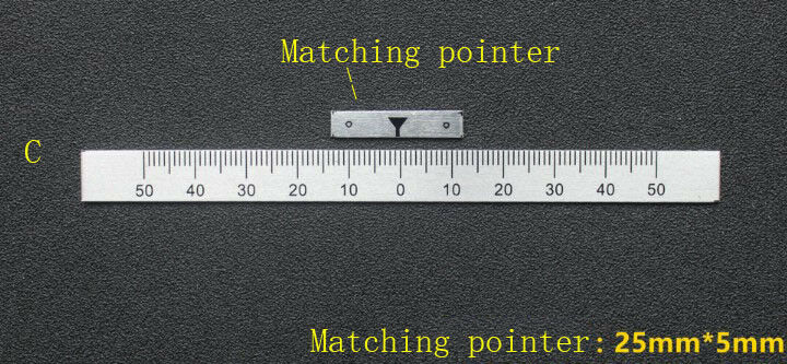 Bridgeport Milling Machine 50° Degree Angle Plate Scale Ruler With Pointer