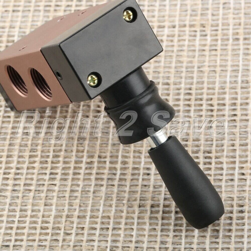 5 Way PT 3/8" Port Hand Pull Pneumatic Mechanical Valve 4H310-10 Direct Acting