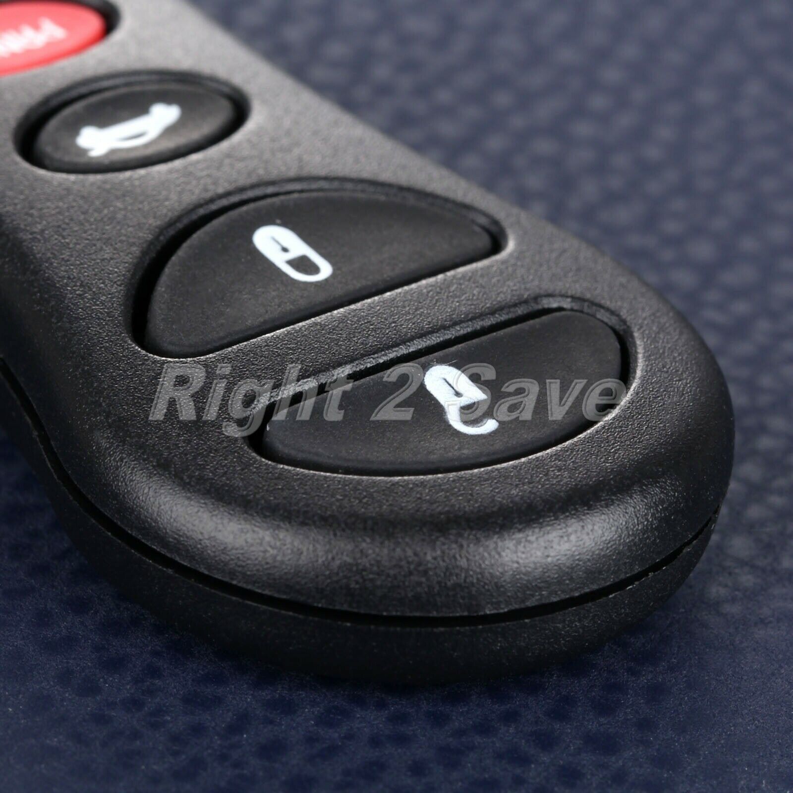 For Dodge Neon Chrysler Sebring Jeep Car Remote 4 Buttons Key Case Shell Fob