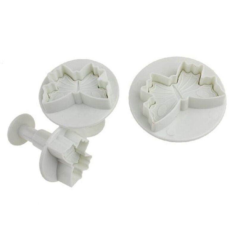 3x Butterfly Plunger Cutter Mold Sugarcraft Fondant Cake Decorating Tool Best DD