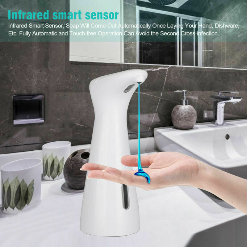 Touchless Automatic Soap Dispenser Electric IR Sensor Liquid Bathroom Home