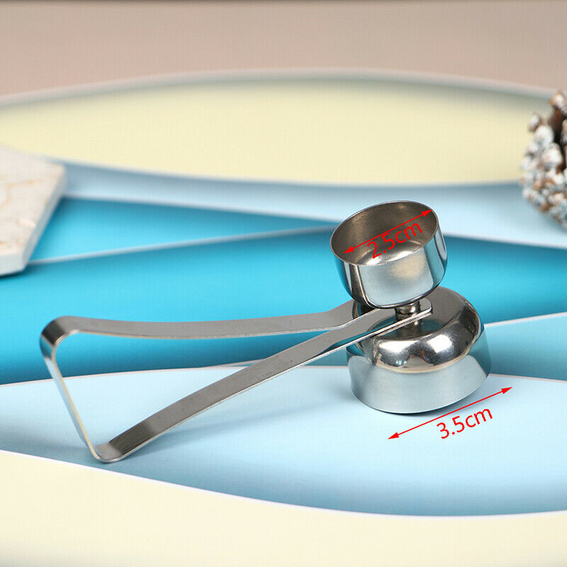 stainless steel double-headed metal egg scissors egg cutter egg shell ope JY