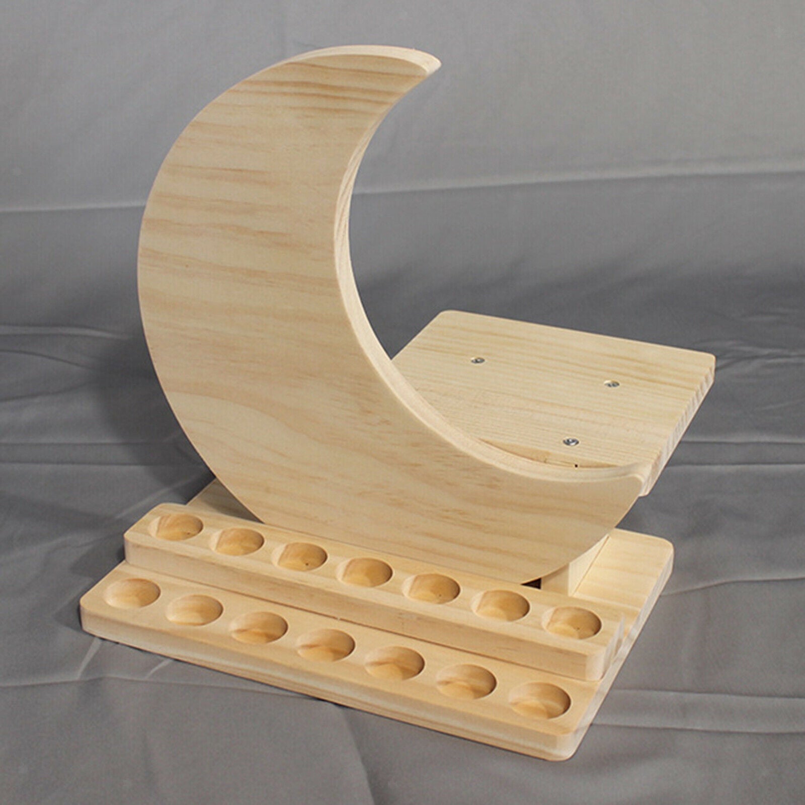 2 Tier Essential Oils Display Stand Rack Shelf Holds 5/10/15ml Bottles