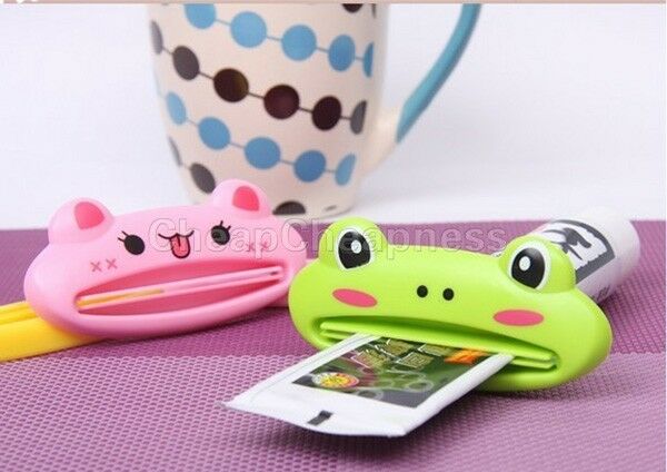 Fad Bathroom Tube Rolling Holder Easy Toothpaste Dispenser Cartoon Squeeze.l8