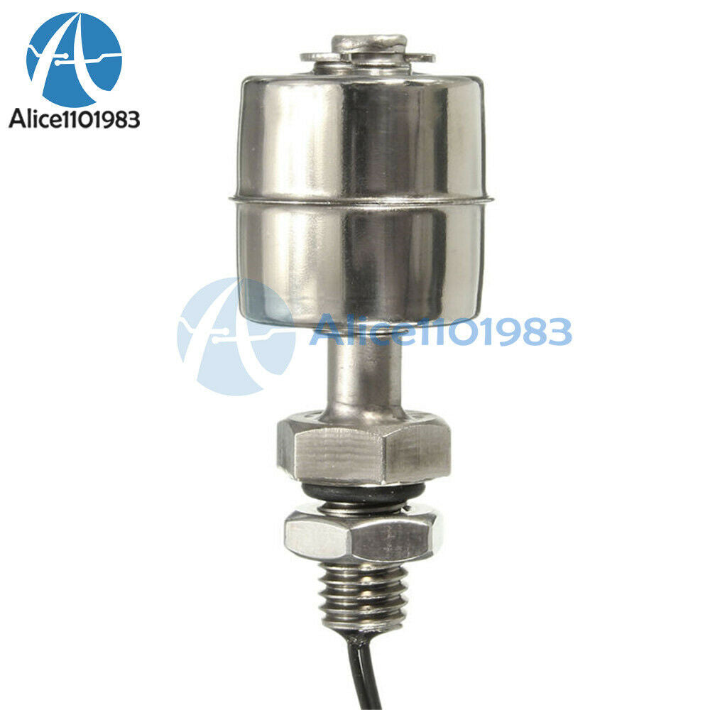 2PCS 45mmMINI Indicator Vertical Water Level Sensor Stainless Steel Float Switch
