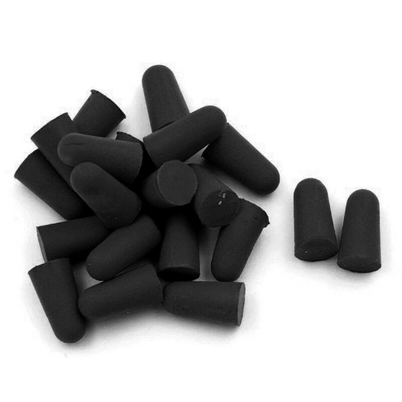 20XSponge Foam Ear Plugs Anti Noise Snore Earplug Comfortable For Study Sleep FG