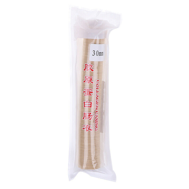 15mX30mm Sausage Packaging Tools edible Casings Sausage syringe Sausage MakeBDD