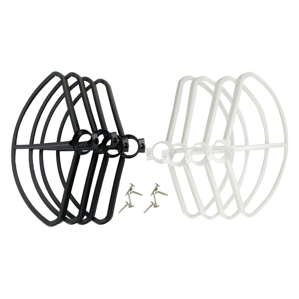 4 Pieces Propeller Protective Cover for MJX B5W F20 Bugs 5W Aircrafts White