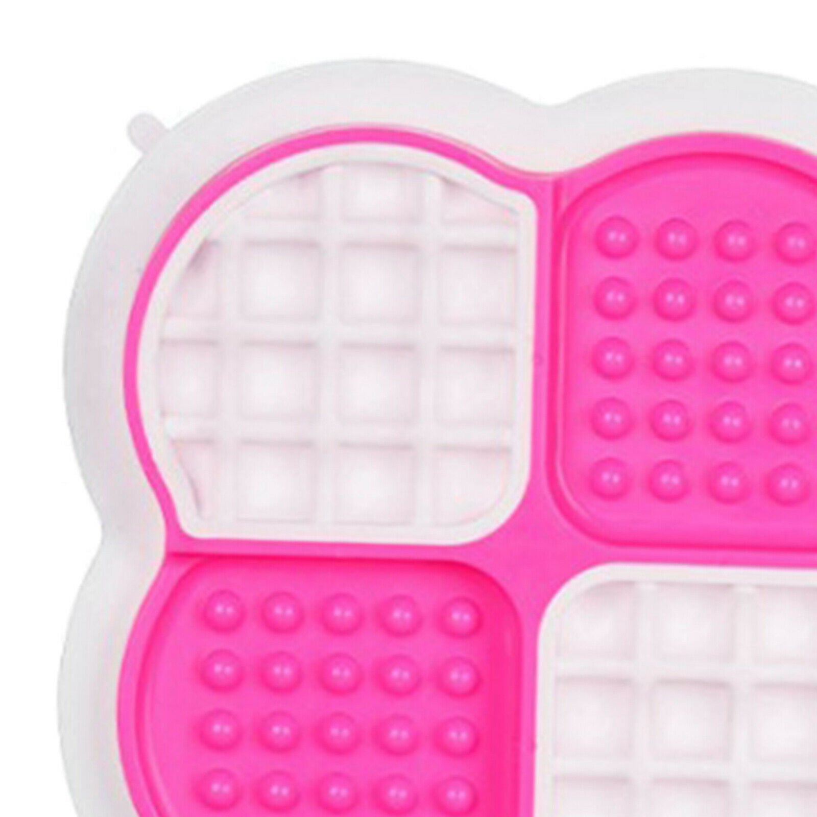 Pet Bowl Dog Cat Slow Eating Feeding Food Bowls Portable Puppy Feeder Pink