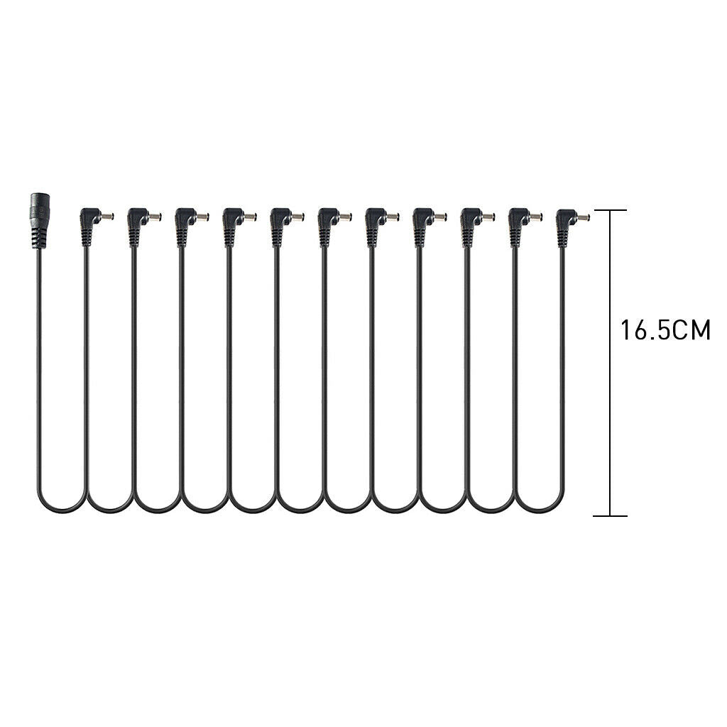 5x Durable 11-way Right Angle Daisy Chain Cable