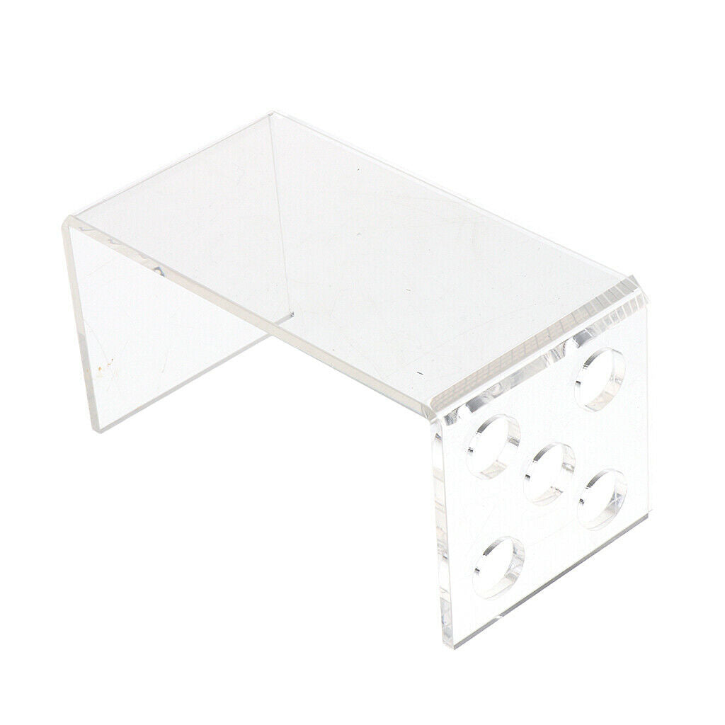 3X Acrylic Salon Haidressing Hair Scissors Holder Rack Pet Shears Storage Stand