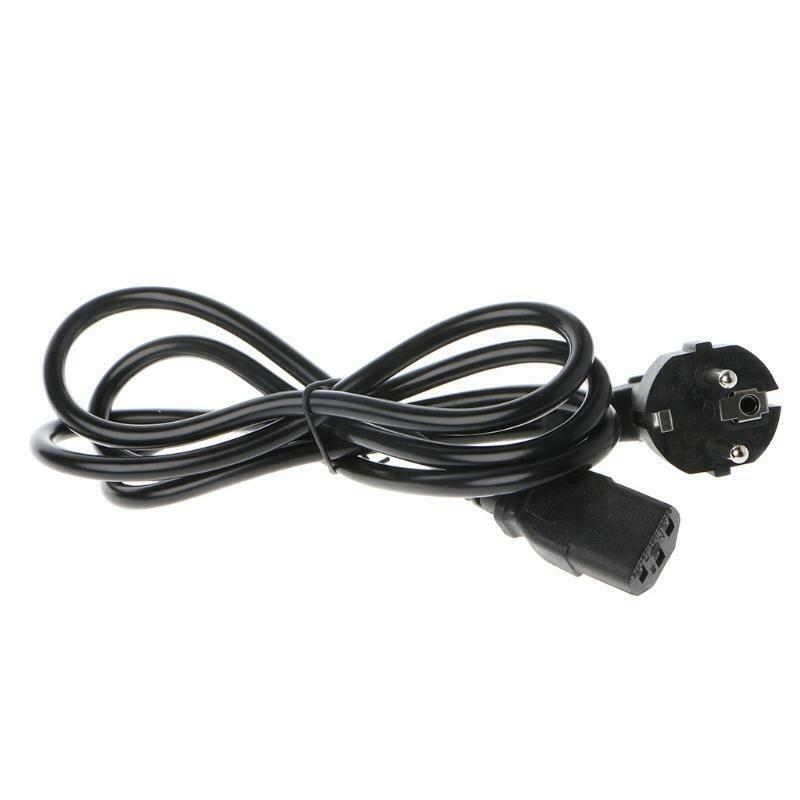 1.5m C13 IEC 320 European Kettle 2 Pin AC Round EU Plug Power Cable Cord