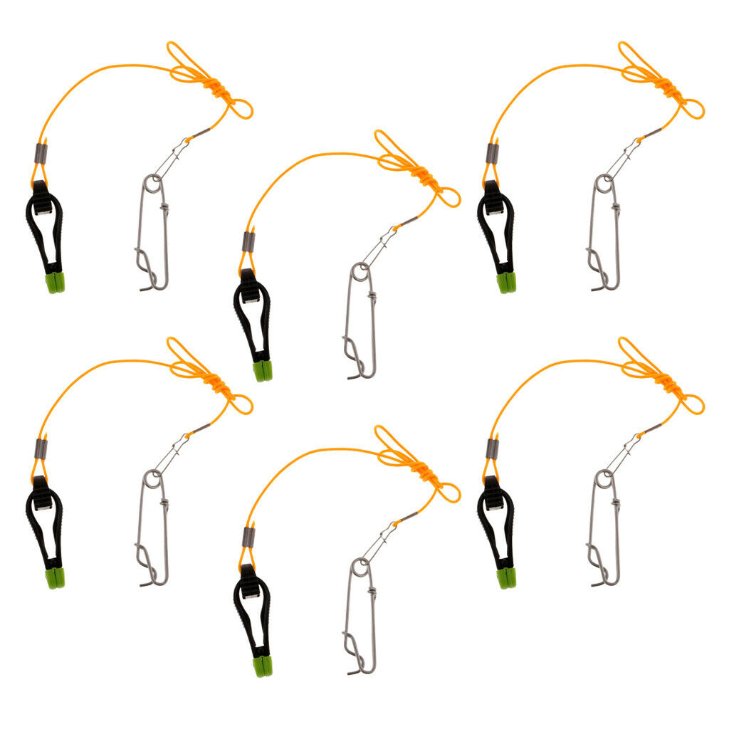 6X Heavy-Duty Power Grip Snap Release Clip w/ Leader for Offshore Fishing