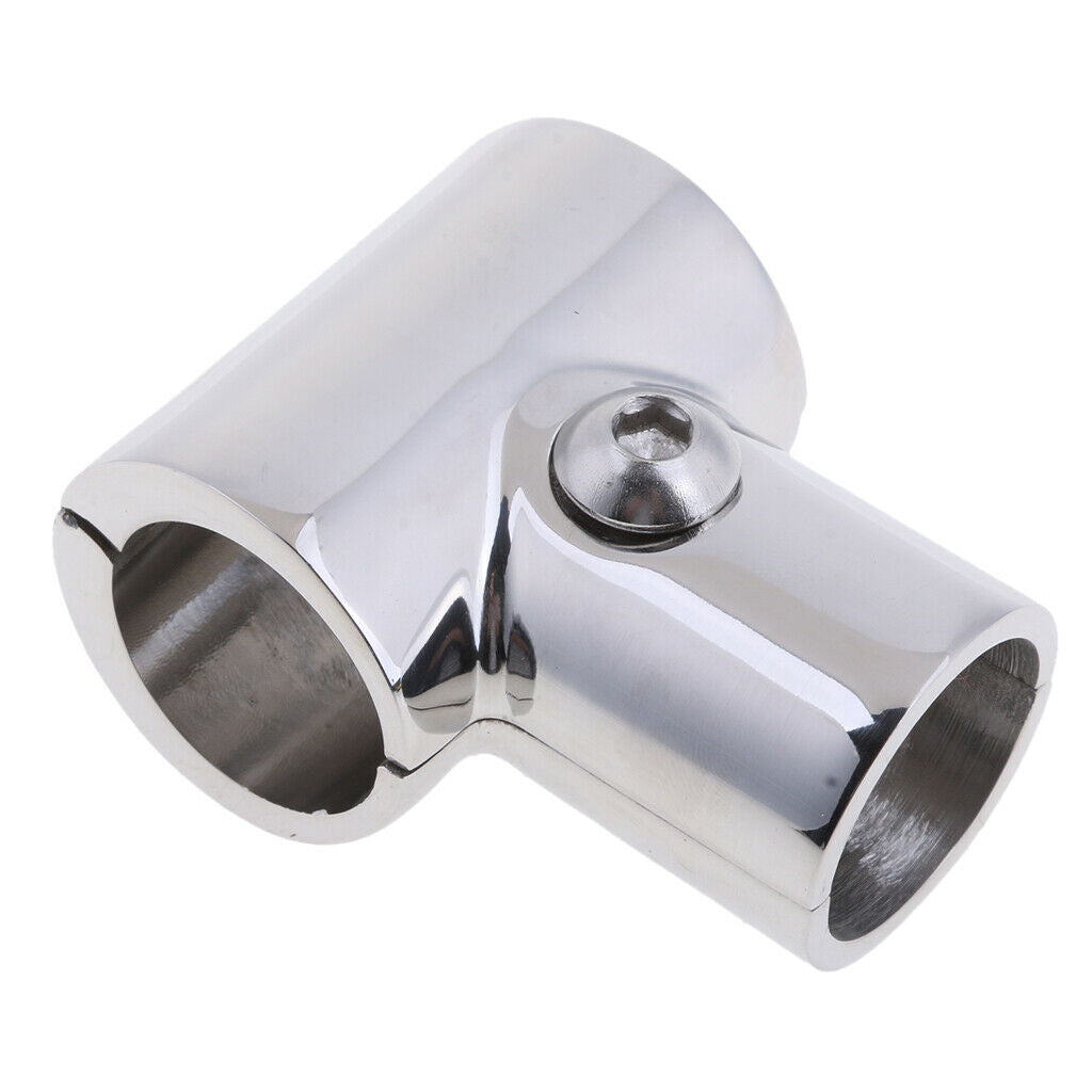 Stainless Steel Marine Handrail Fitting 90 Degree Tee 1" 25mm for Boat