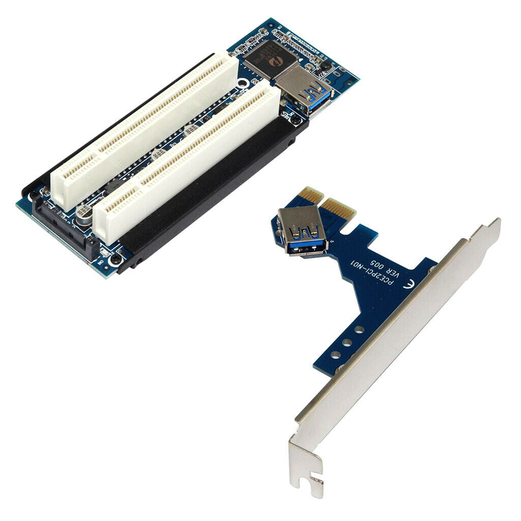 PCI- PCI-E To USB 3.0 Expansion Card For 2-Port PC Compatible With   X1 X4 X8