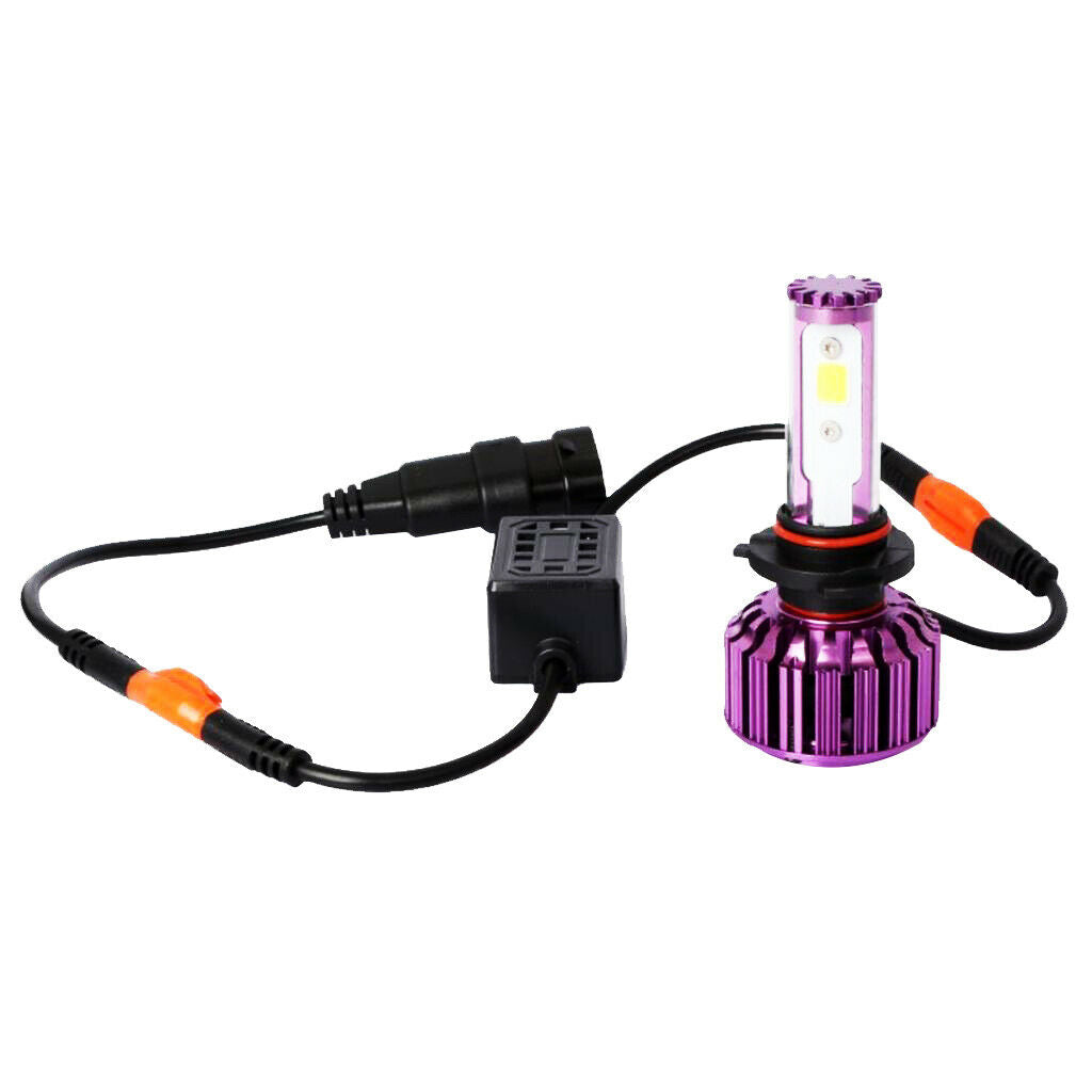 2 Pieces B2 9005 30W 3000LM Car LED Headlight Bulb 6500K White Yellow
