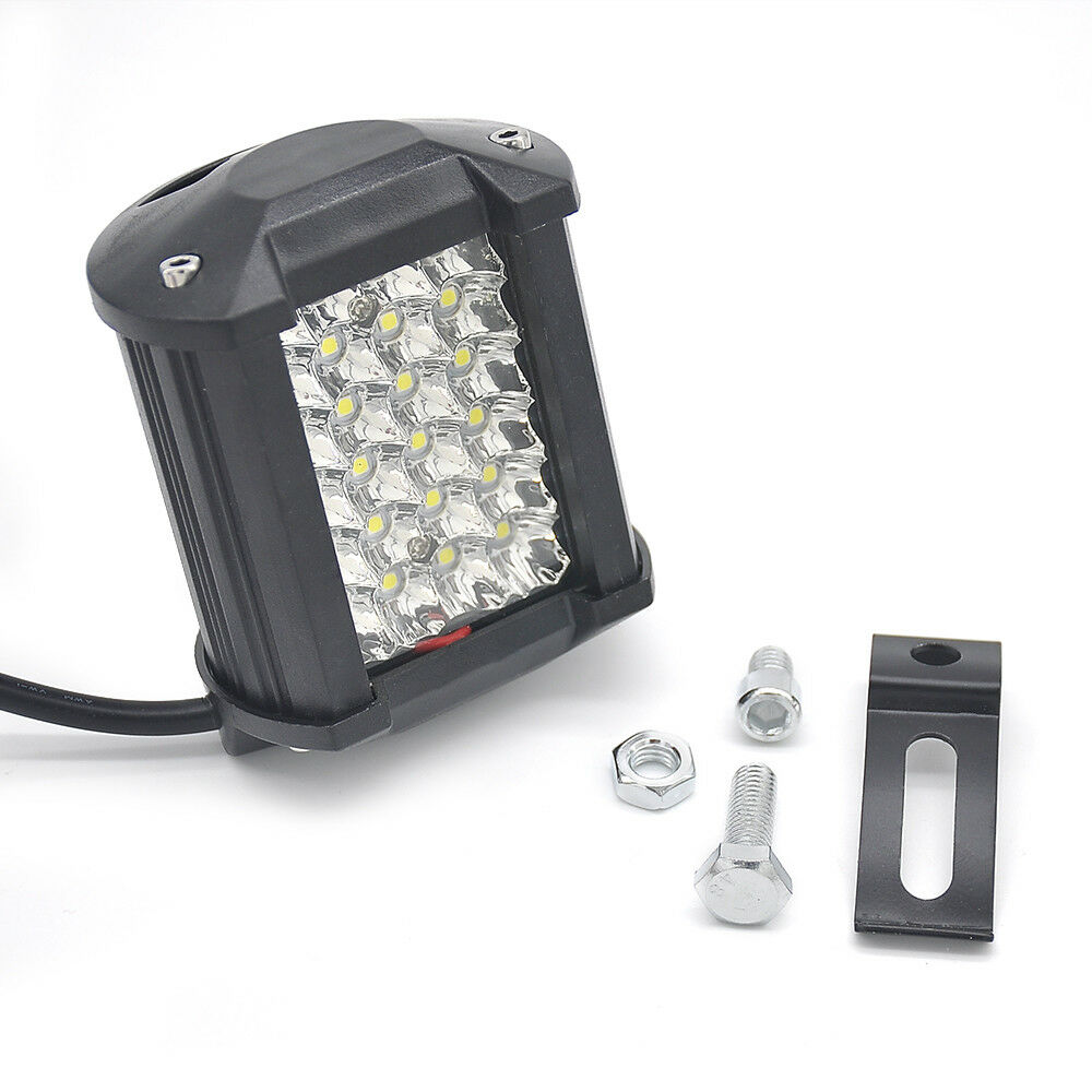 200W LED Work Light Bar Beam Spot Offroad Driving Fog Lamps SUV ATV 4WD 4" IDEM