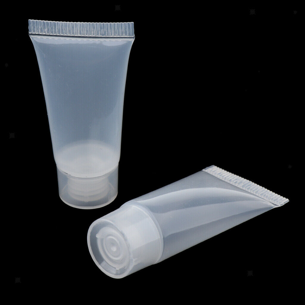 20pcs 30ml Travel Bottles Plastic  Container Tubes Makeup