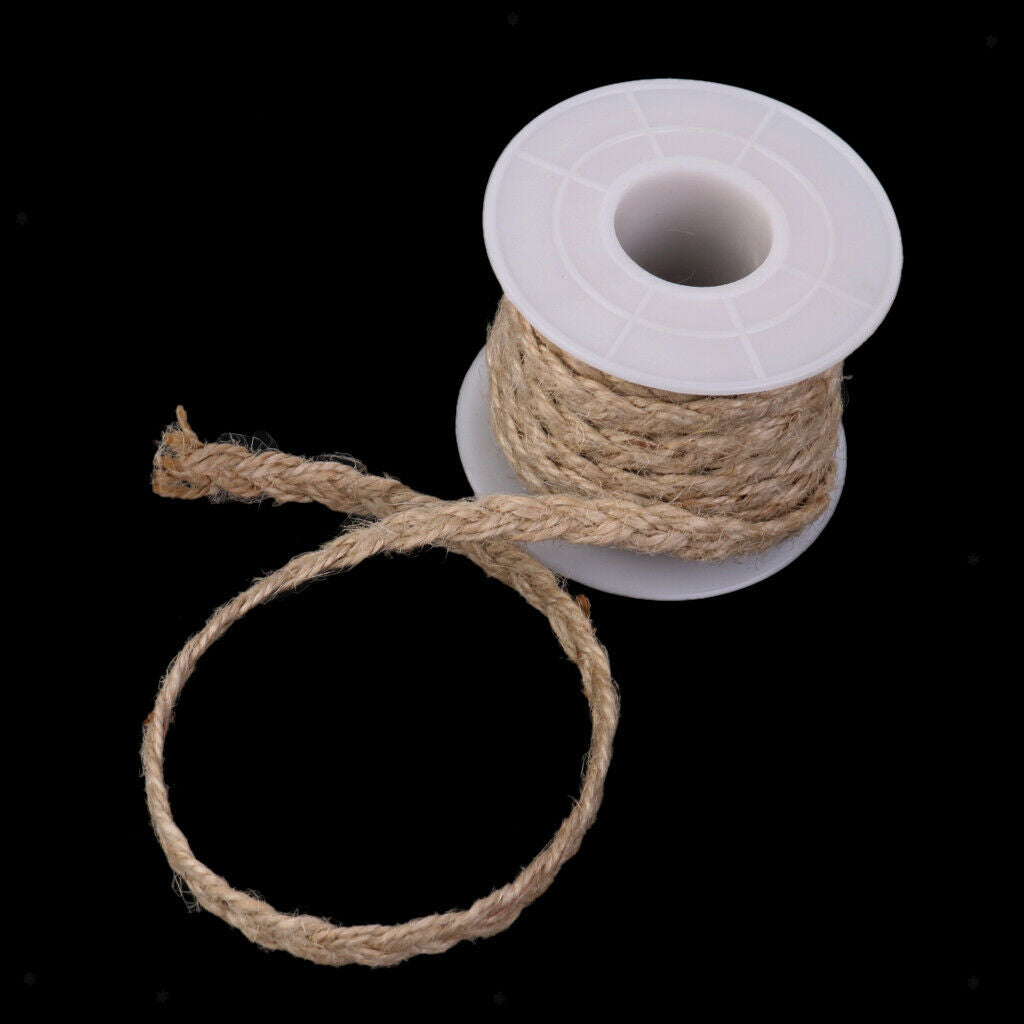 Jute Hessian Burlap Wedding Decor Craft Ribbon Twine Rope String Wrap Gift