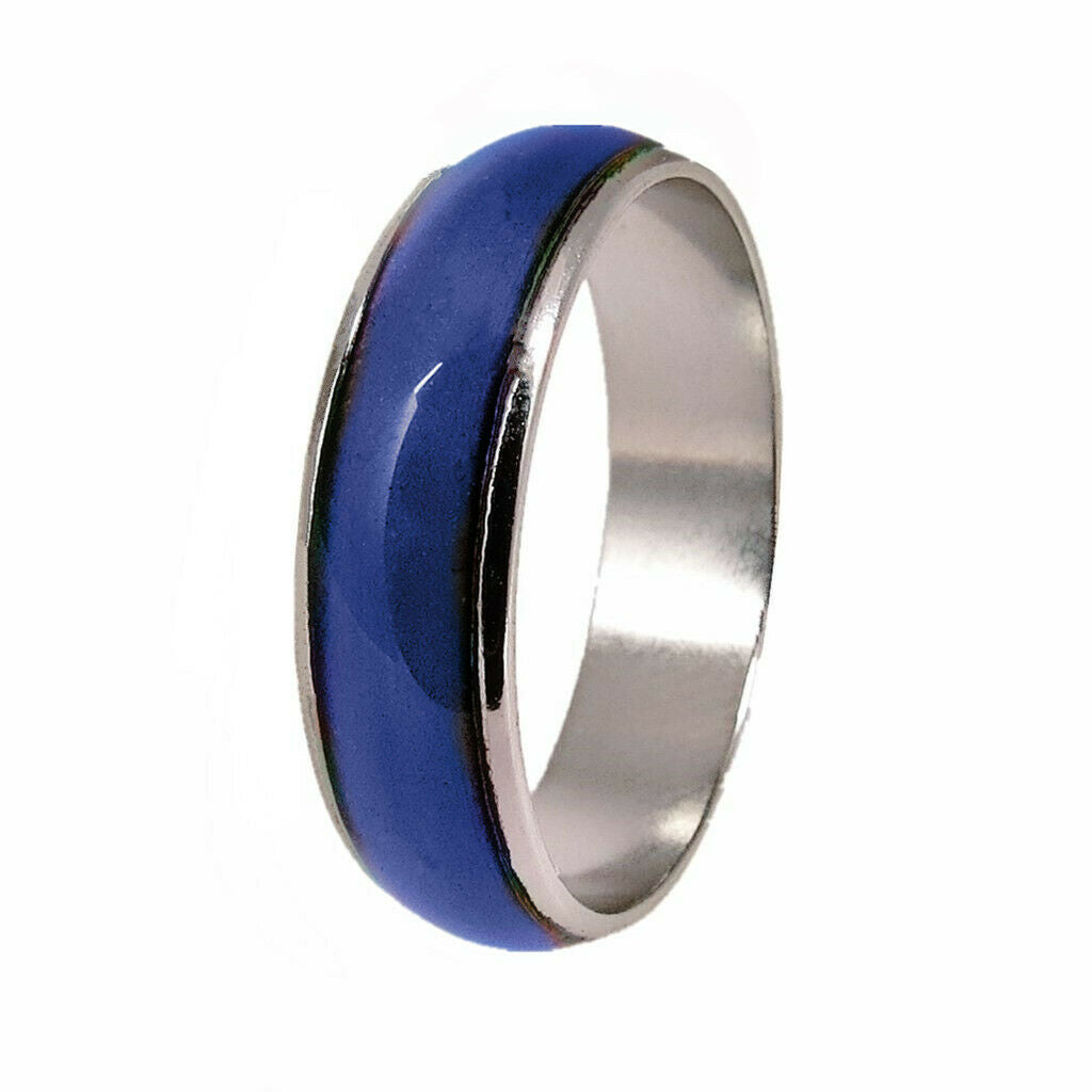 5 x Unisex Mood Rings Changeable Ring Alloy US Size 6-10
