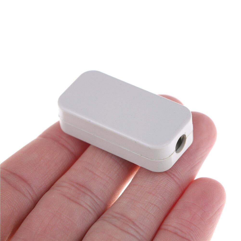 5pcs White Plastic Black Waterproof Case Project Junction Box 40*20*11mm H WF