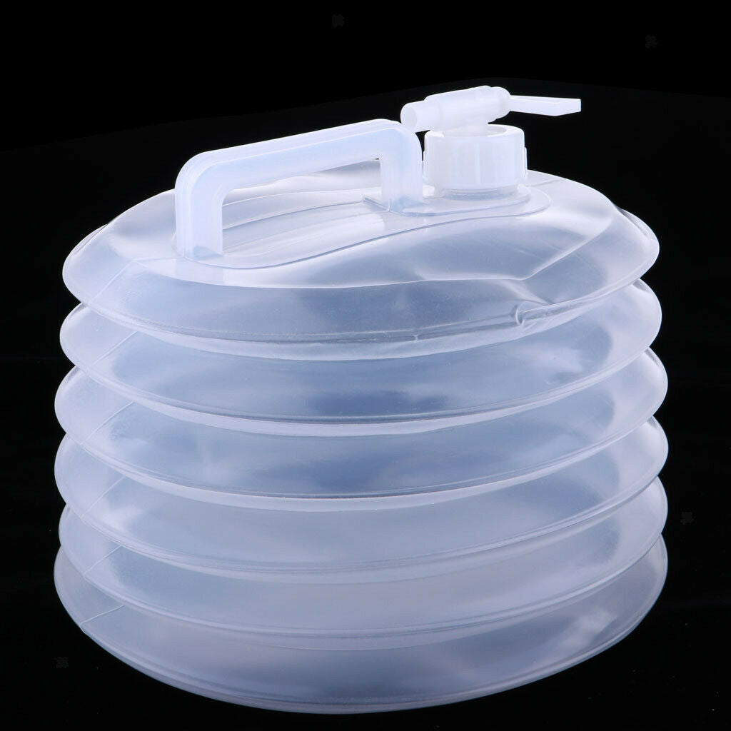 10L Collapsible Water Container Bag Outdoor Camping Water Storage Carrier