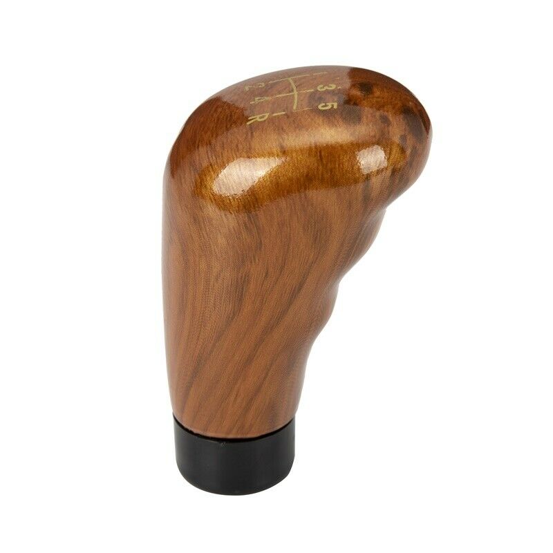 5-Speed Manual Transmission Wood Style Gear Shift Knob Shifter Stick Universal