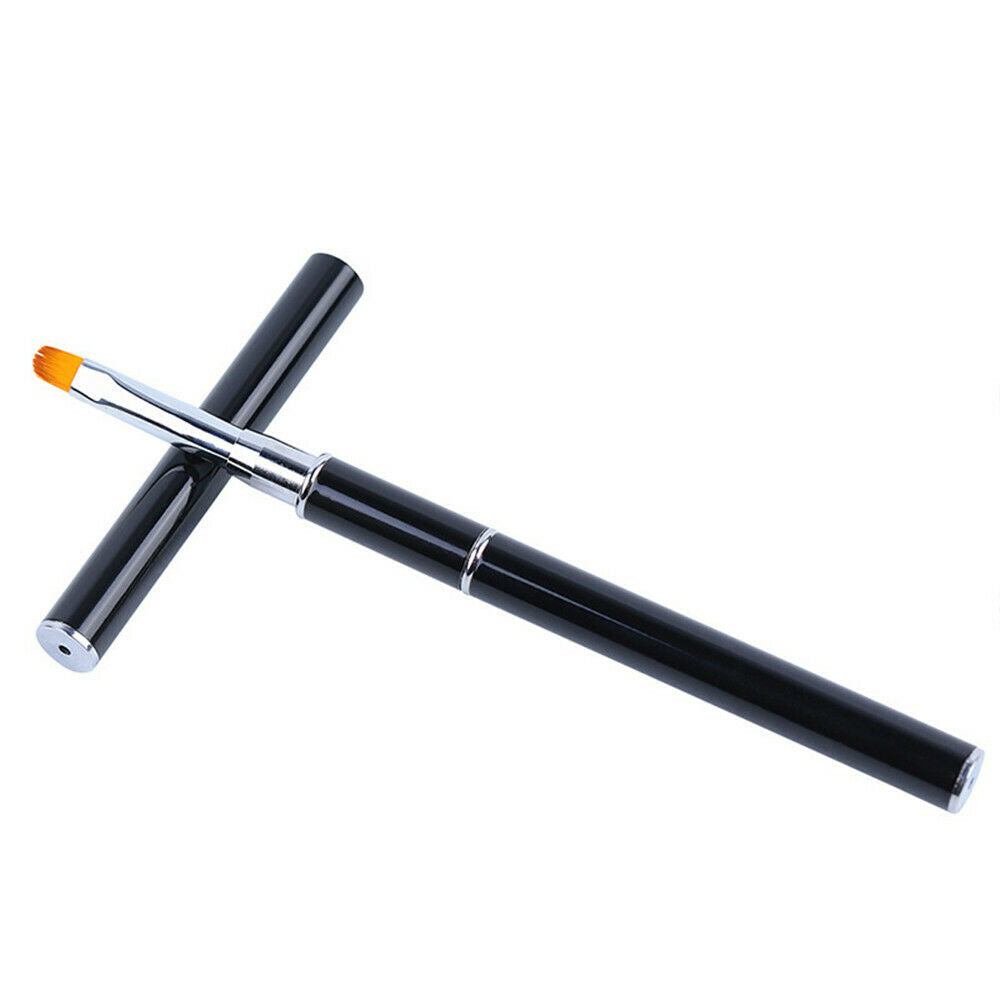 Professional Dual-ended Painting Pen Spatula Drawing UV Gel Brush Nail Art Pen@