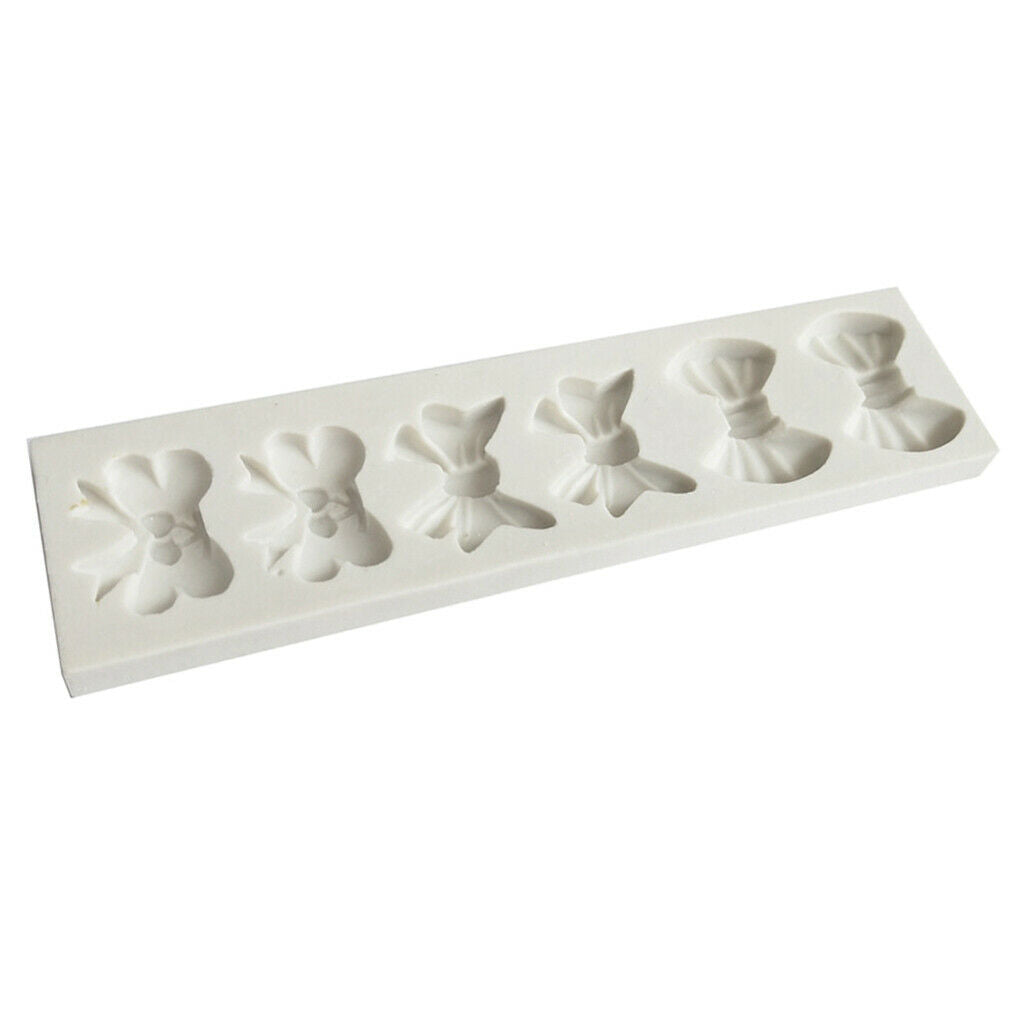 Bowtie shape fondant cake mold silicone candy chocolate mold